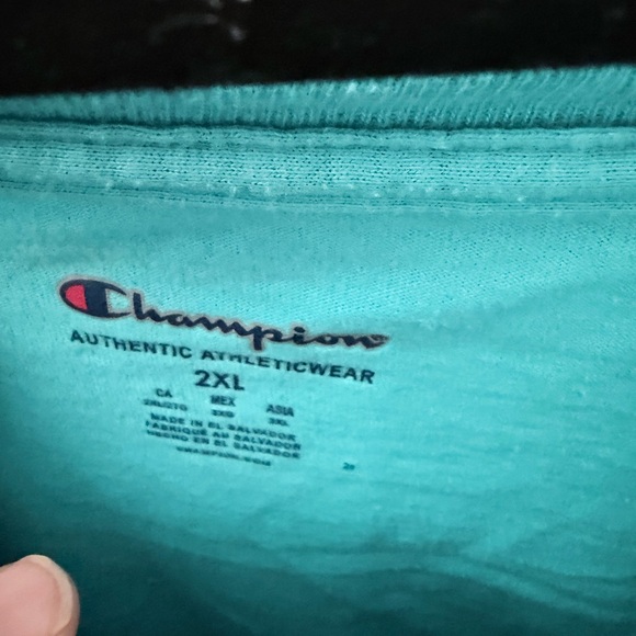 Champion Aqua Athletic T-Shirt Men’s Adult - Picture 2 of 5
